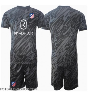 Atletico Madrid Brankářské Dětské Domácí Dres 2024-25 Krátký Rukáv (+ trenýrky)